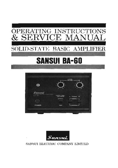 SANSUI BA-60