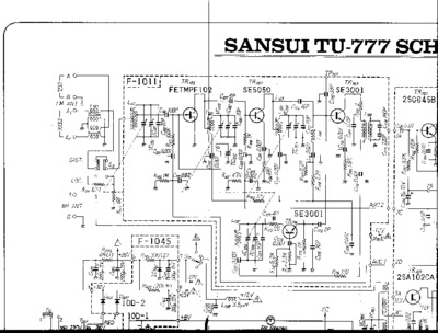 SANSUI TU-777 Schematic