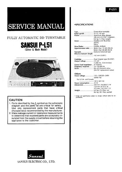 SANSUI P-L51