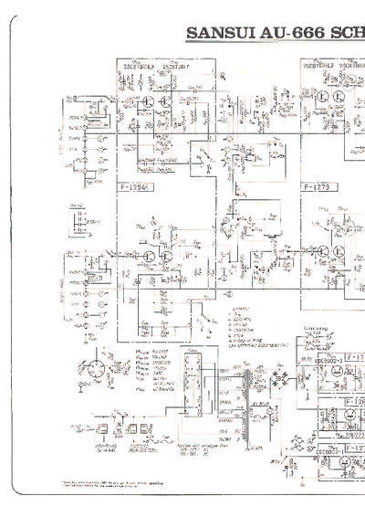 SANSUI AU-666 Schematic