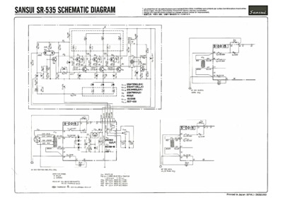 SANSUI SR-535 Schematic