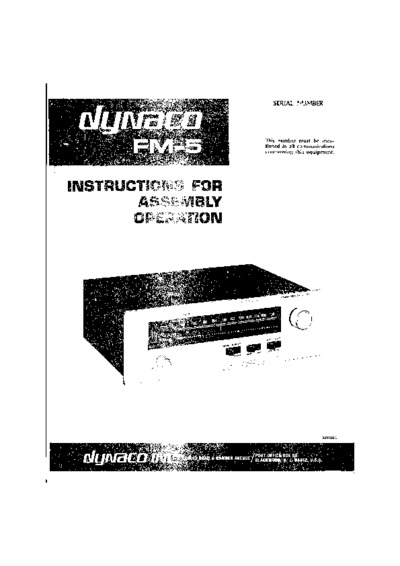 DYNACO FM-5