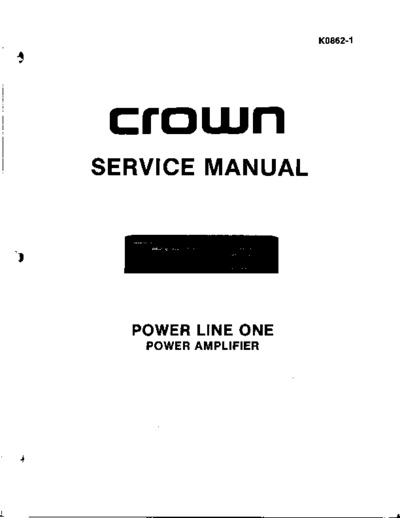 Crown Power Line-One