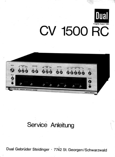 Dual CV-1500-RC