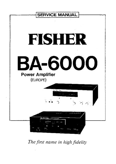 Fisher BA-6000