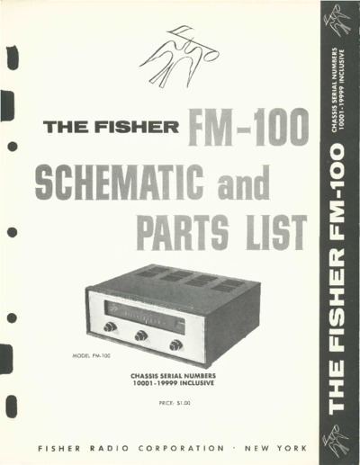 Fisher FM-100 Schematic