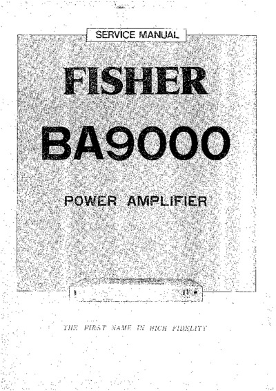 Fisher BA-9000