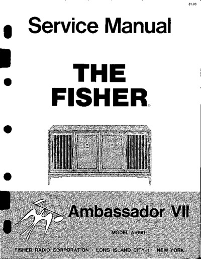 Fisher AMBASSADOR-7-A-690