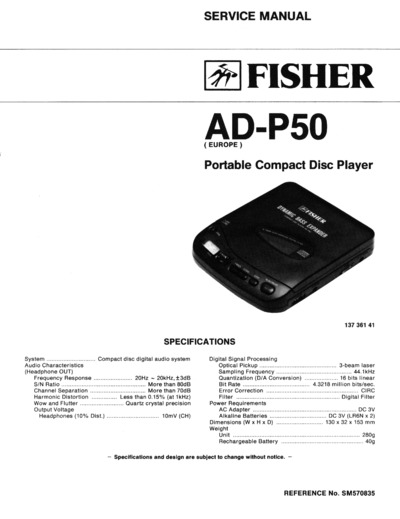 Fisher ADP-50 Schematic