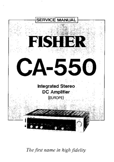 Fisher CA-550