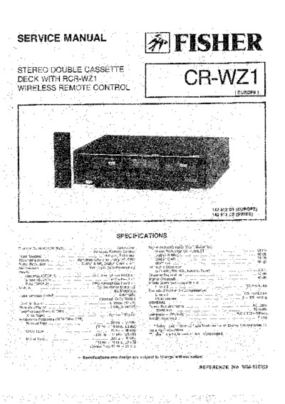 Fisher CRWZ-1