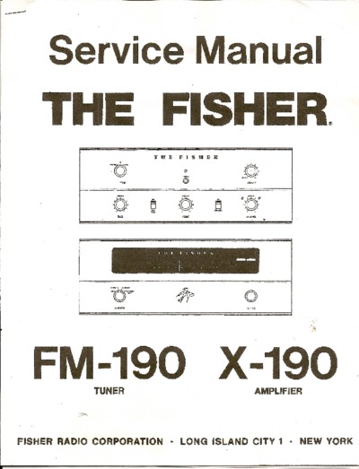 Fisher FM-190
