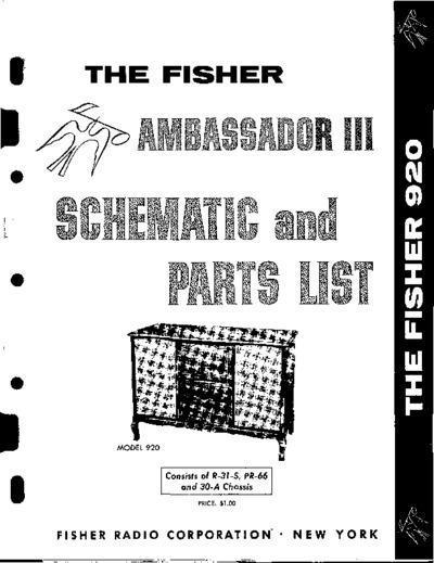 Fisher AMBASSADOR-3-A-920