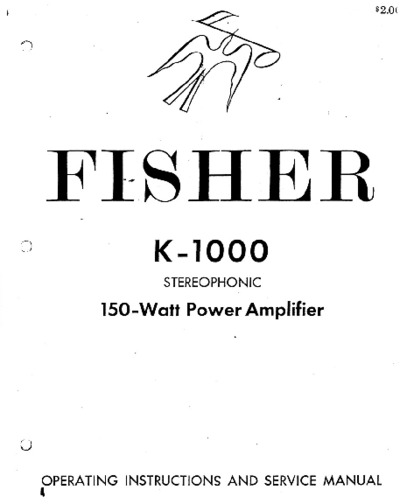 Fisher K-1000