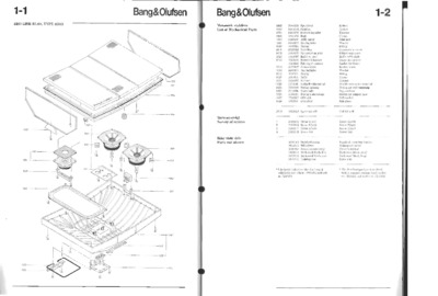 BANG OLUFSEN Beovox RL-60 Service Manual