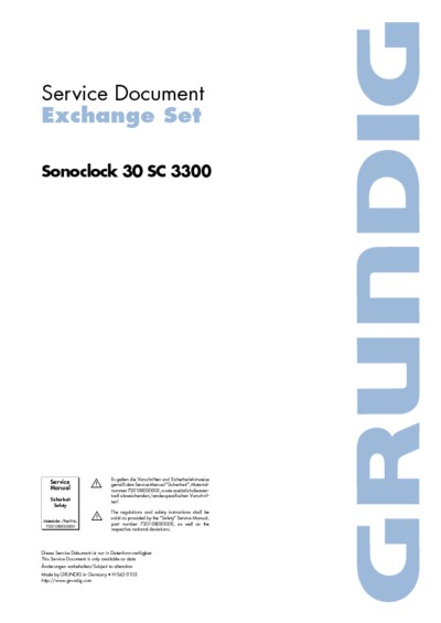 Grundig Sonoclock-30-SC-3300