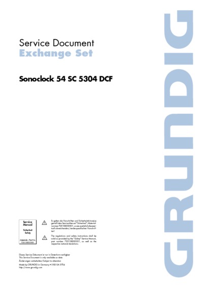 Grundig Sonoclock-54-SC-5304