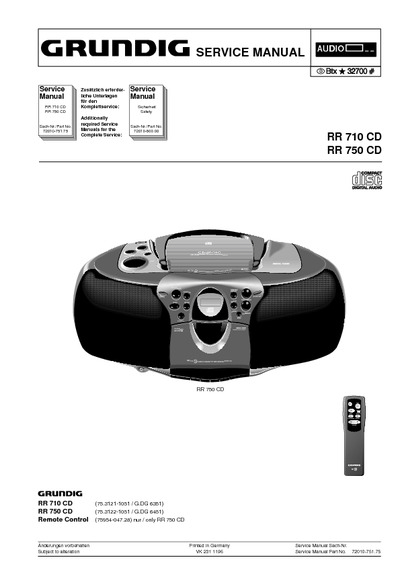 Grundig RR-750-CD