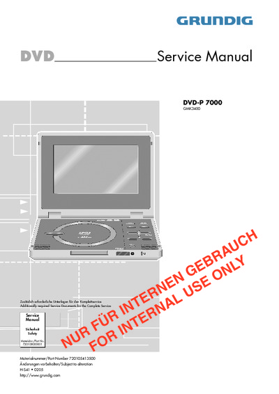 Grundig DVDP-7000
