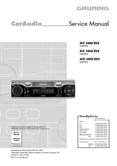 Grundig SCC-3490-RDS