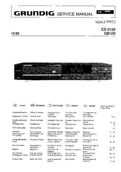 Grundig CD-8150 SM
