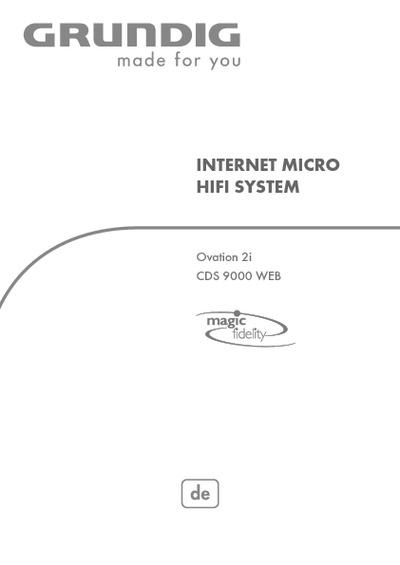 Grundig CDS-9000-WEB