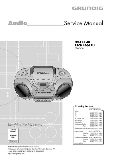 Grundig RRCD-4204-PLL