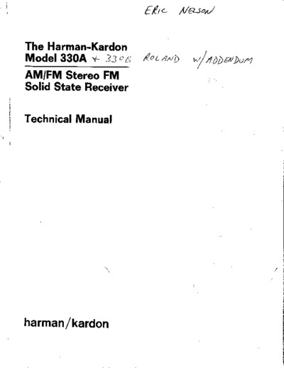 Harman Kardon HK-330-B