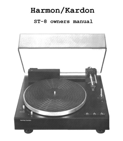 Harman Kardon ST-8