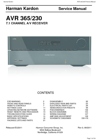 Harman Kardon AVR-365-230