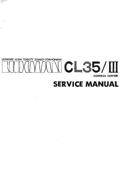 Luxman CL-35-Mk3