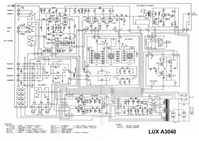 Luxman A-3040 Schematics