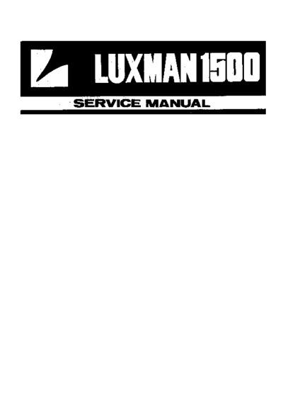 Luxman R-1500