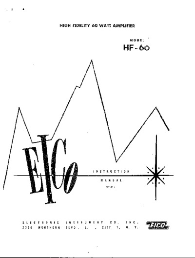 EICO HF60 AMPLIFIER