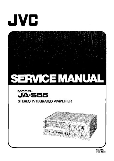 JVC JA-S55 Service Manual