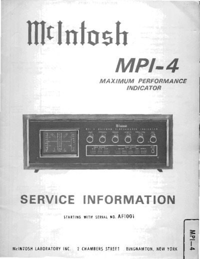 McIntosh MPI-4