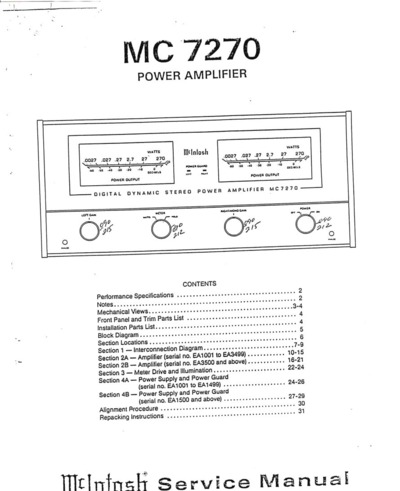 McIntosh MC-7270