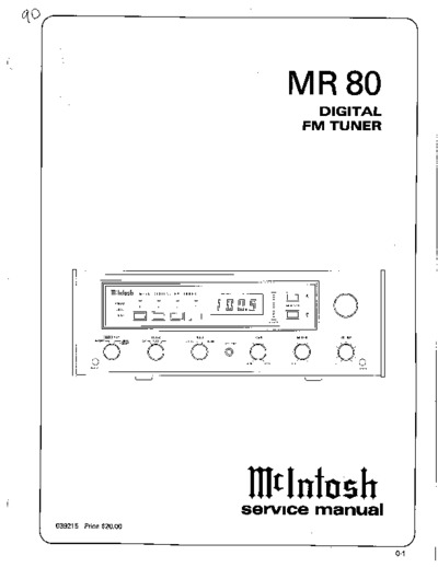 McIntosh MR-80