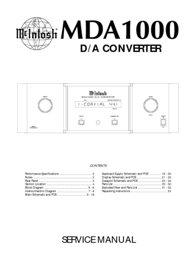 McIntosh MDA-1000