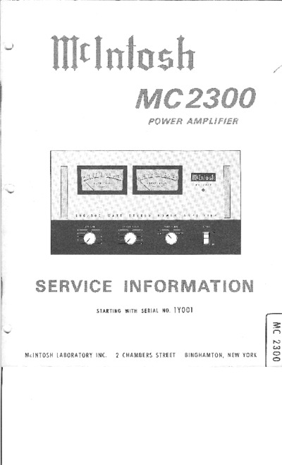 McIntosh MC-2300
