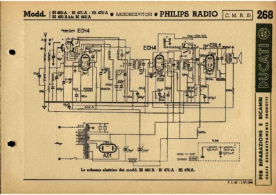Philips BI460-A BI471-A HI470-A 2