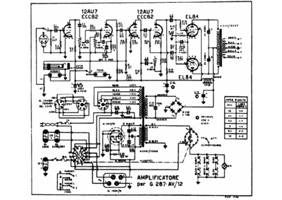 Geloso G287AV-12 amplifier section