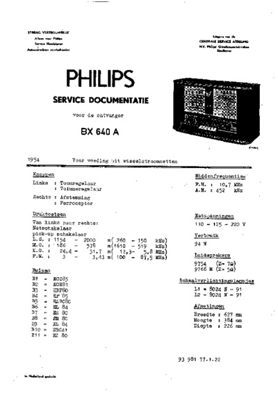 Philips BX640A