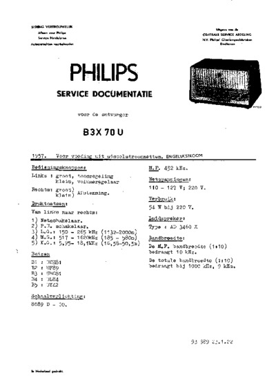 Philips B3X70U