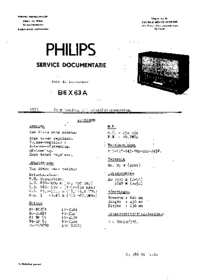 Philips B6X63A