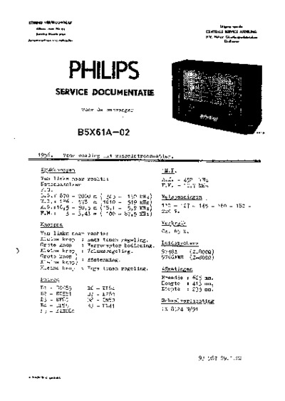 Philips B5X61A