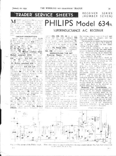 Philips 634A Service Manual