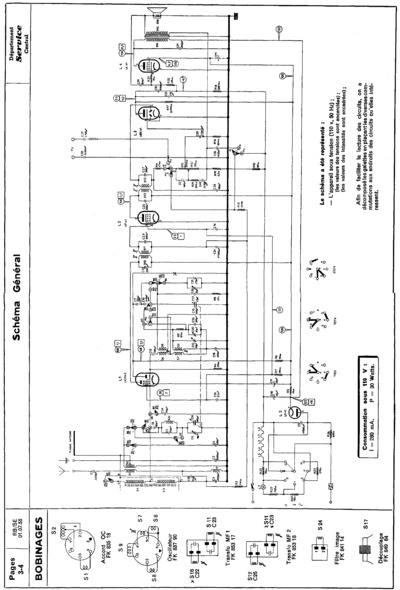 Philips BF251U Schematic