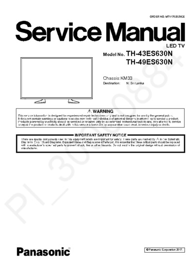 Panasonic TH-43 49ES630N