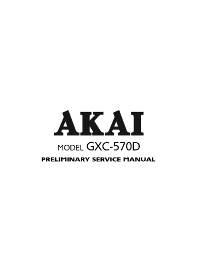 AKAI GXC-570D